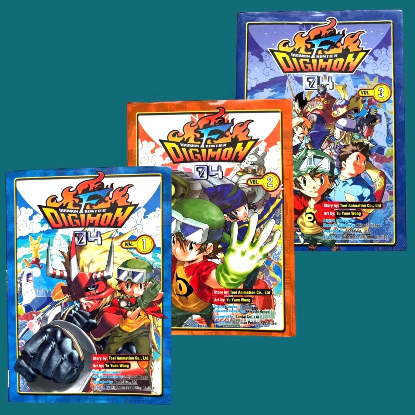 Digimon Frontier Vol. 1 - Vol. 3 Used Japan Manga (english) - Etsy