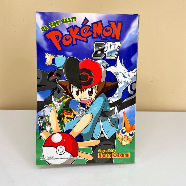 Be the Best! Pokémon B+W Manga Paperback USED English Edition