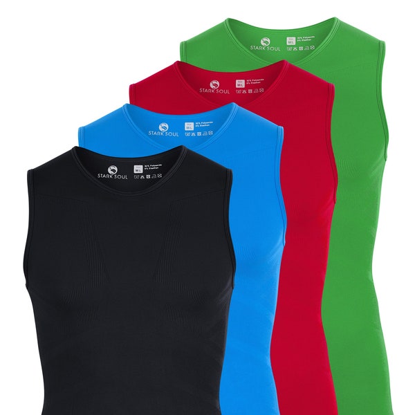 Stark Soul® Tanktop Ondergoed Shirts Mouwloos Naadloos - WARM UP -