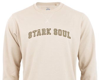 Unisex Sweatshirt COLLEGE Rundhals-Sweater - Pullover | Innen angeraut | 270 gsm "Stark Soul"