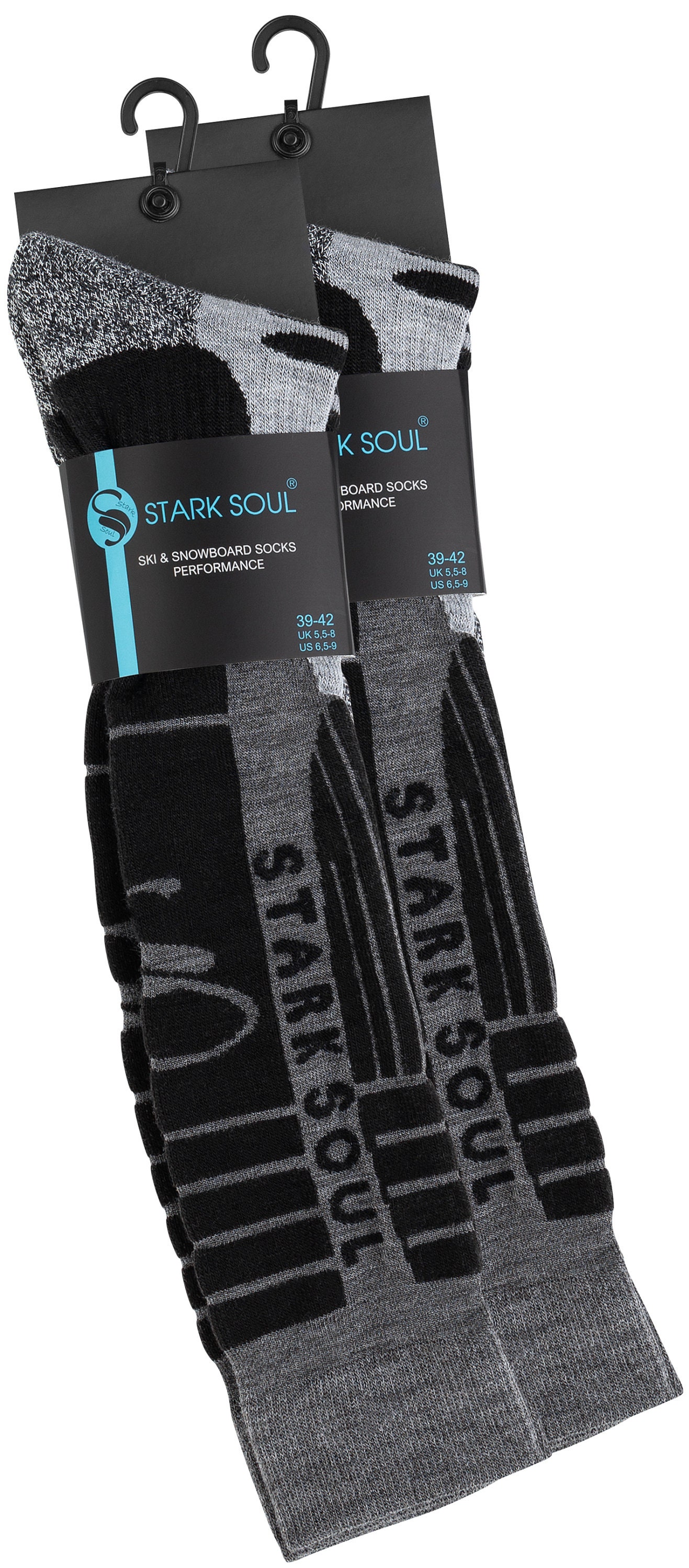 Stark Soul Ski & Snowboard Socks With Special Padding 2 Pairs - Etsy UK