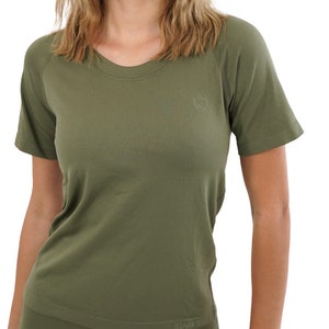 Stark Soul Damen Sportshirt Kurzarm RACER Sport Shirts Seamless Khaki