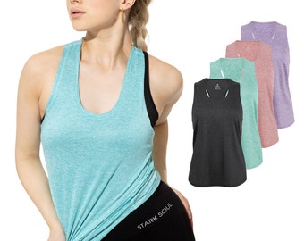 Stark Soul® Racerback Sport Shirt "Heathered" für Damen