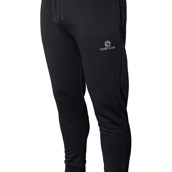 Stark Soul® Herren Sweatjogger Jogginghose Trainingshose Freizeithose, Baumwolle