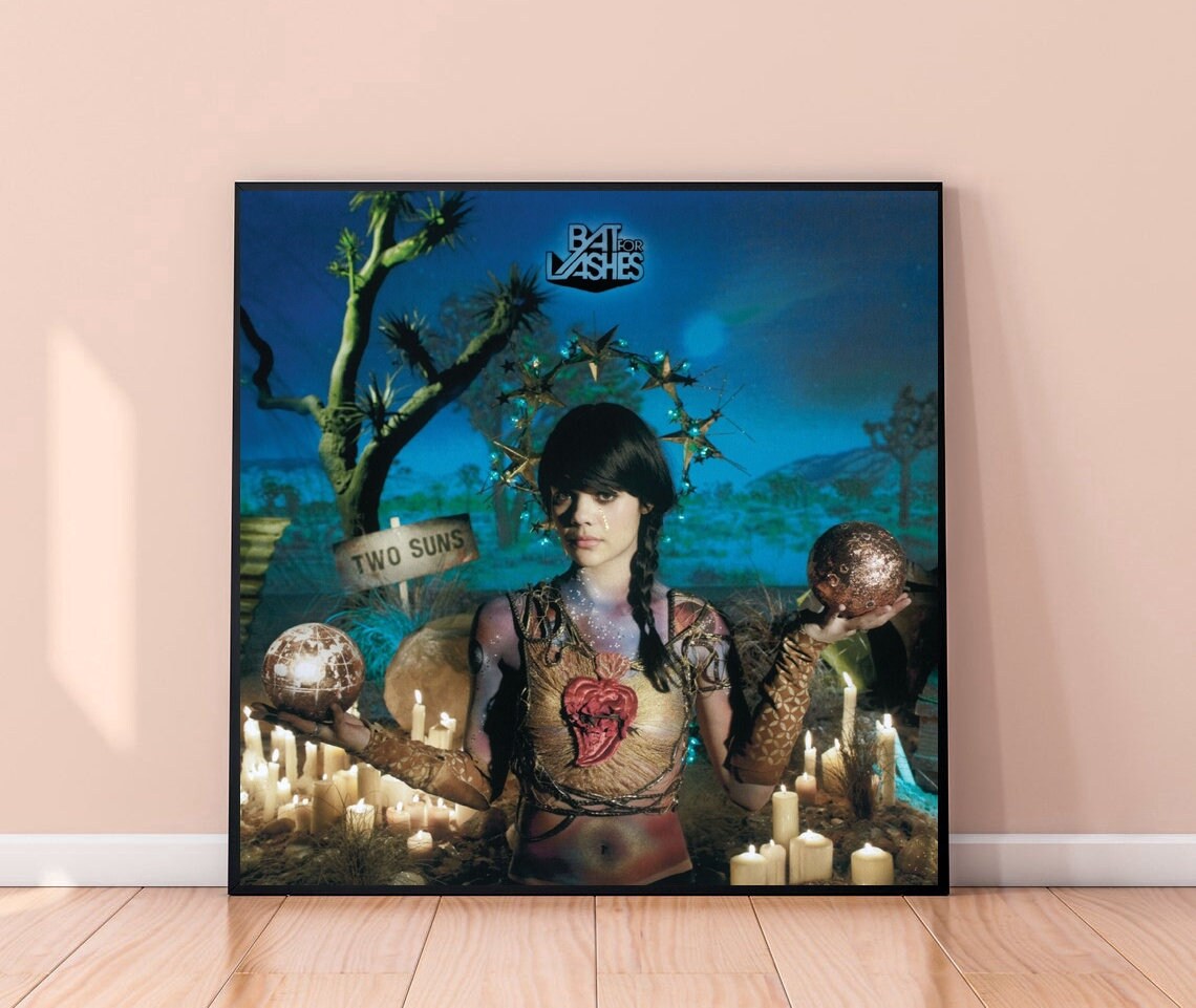 Bat for Lashes Two Suns Music album cover Canvas poster Music Etsy
