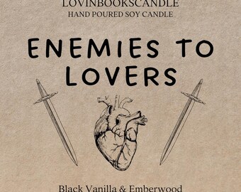 Enemies To Lovers Candle | book candle | bookish candle