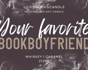 Candle "bookboyfriend" | bookish candle
