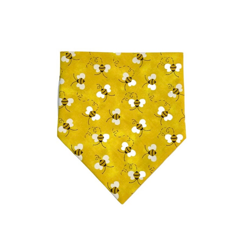 Dog Gift Spring Over The Collar Snap On Cat Bandana Bumblebee Dog Bandana Bees