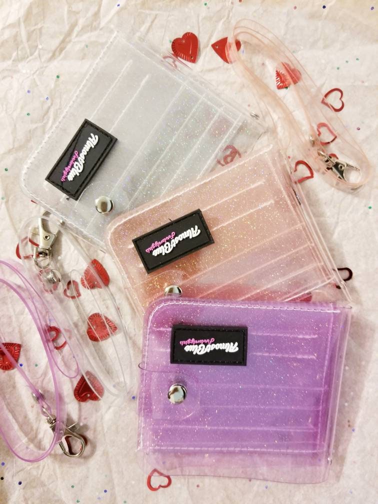 Clear Jelly Wallet Etsy
