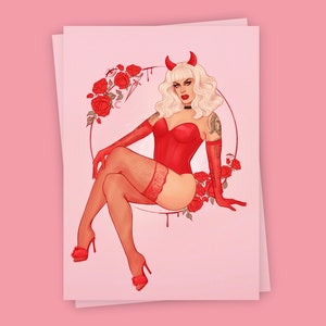 Devil Katya | Art print