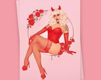 Devil Katya | Art print