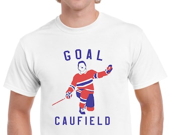Goal Caufield T-Shirt: Montreal Canadiens Unisex Cotton Tee