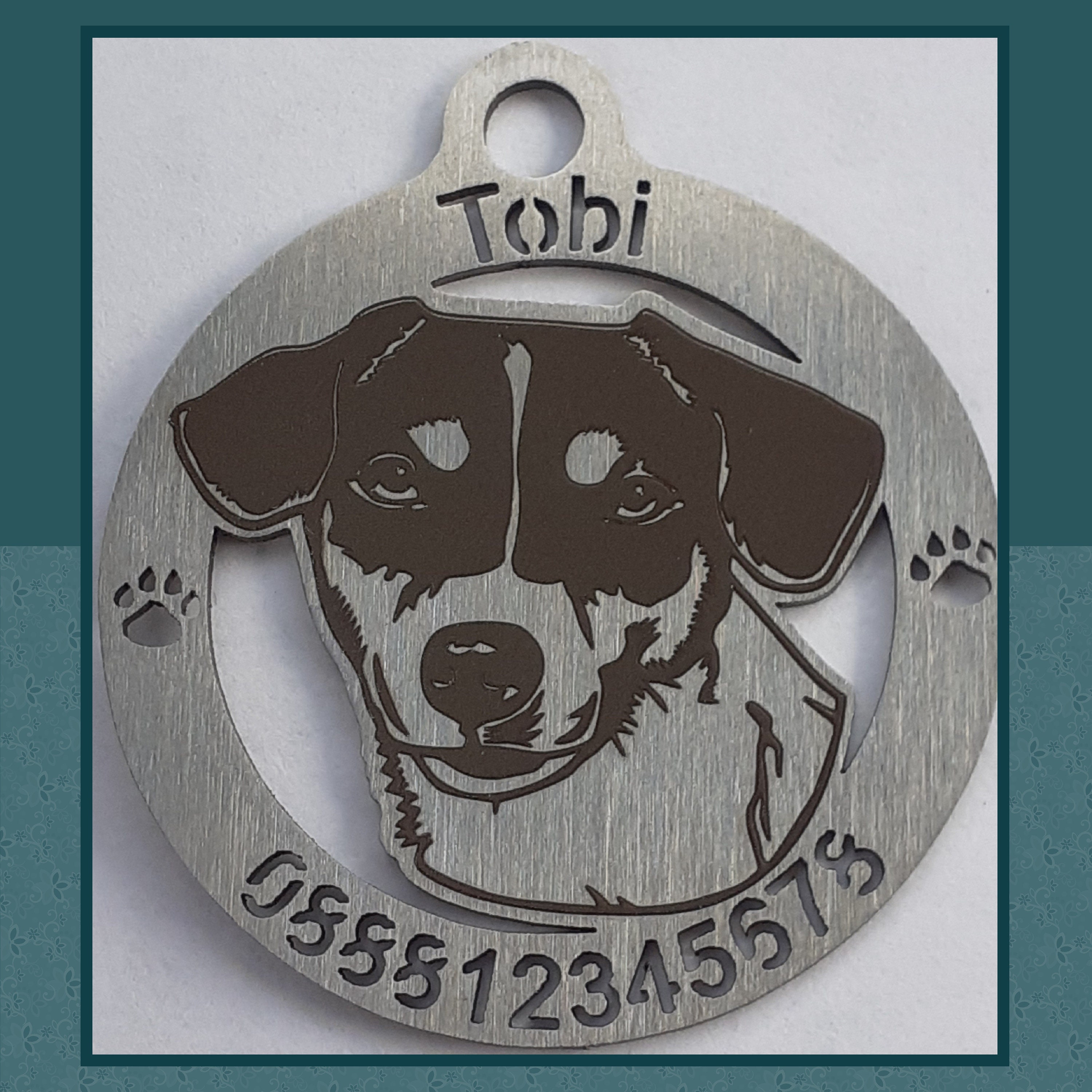 MÉDAILLE POUR CHIEN TWO TAILS COMPANY - ONLY CHILD – THE WOUF