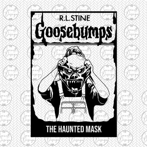 Goosebumps Haunted Mask Book Cover SVG PNG DFX Jpg image 1