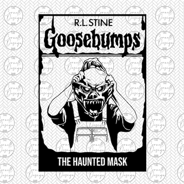 Goosebumps Haunted Mask Book Cover SVG PNG DFX Jpg