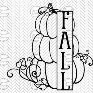 Fall Pumpkin Stack - Stacked Pumpkins -  SVG PNG DXF Jpg instant download cut file Pumpkins Decor