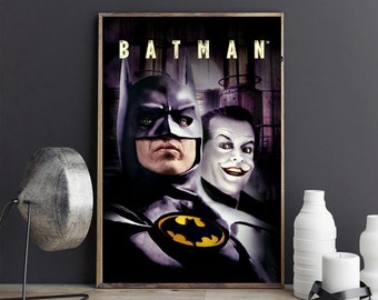 Batman 1989 Photography DOWNLOAD Michael Keaton Printable Wall Art 80s Movie Print Download Retro Film Photography Photo Poster Print