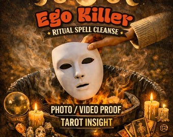 Ritual/Hechizo para eliminar el ego y la máscara - Entrega en 24 a 72 horas - Mejora tu energía