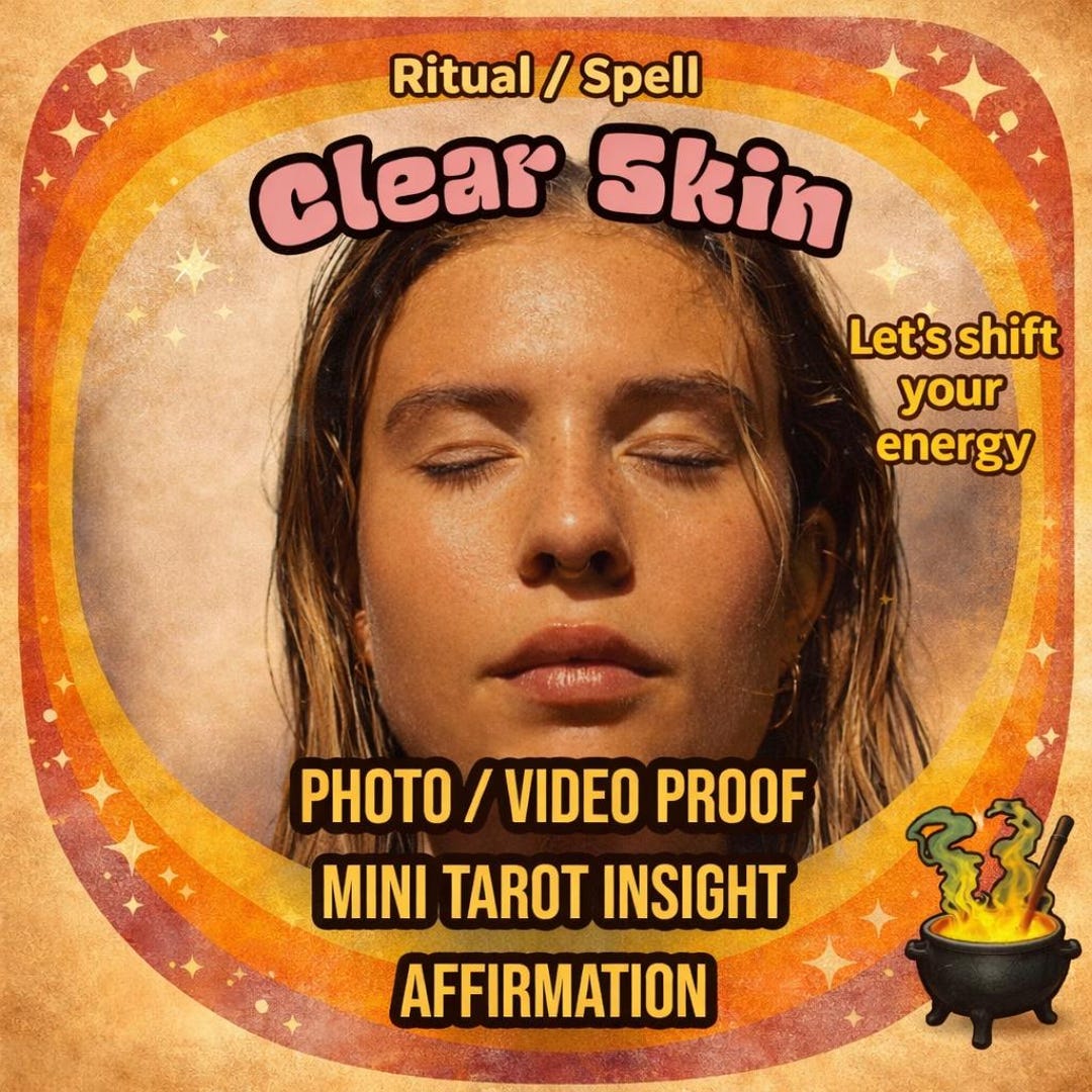 Clear Skin Ritual Spell , Enhance Your Energy , Delivered in 24- 72 ...