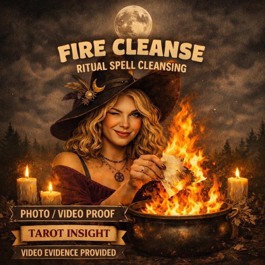 Fire Cleansing Spell Ritual - 24 to 72 Hr Delivery - Etsy