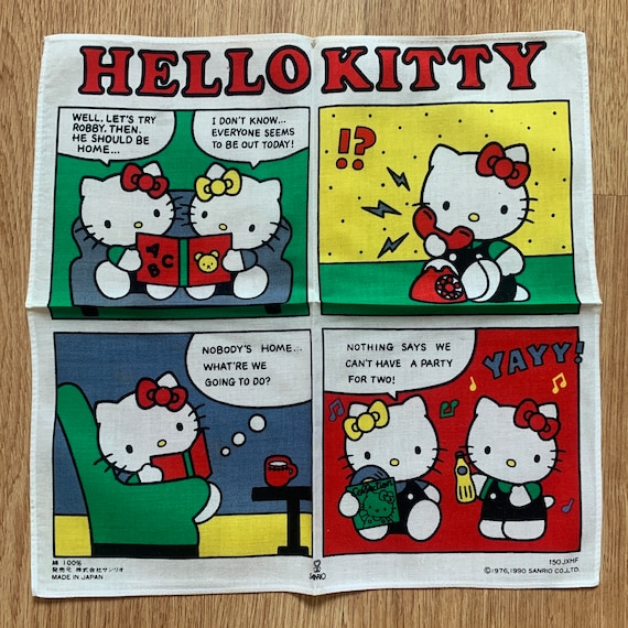 ヴィンテージ ハローキティ サンリオ ハンカチ 1047 - Etsy 日本