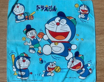 Vintage Doraemon Handkerchief