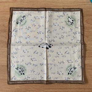 Pañuelo Vintage tara panda sanx