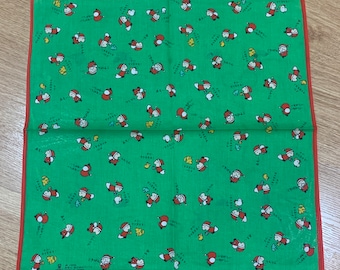 Vintage minna no tabo Sanrio Handkerchief 1017