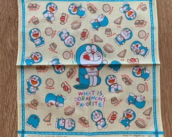 Vintage Doraemon Handkerchief 832