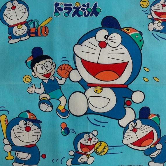 Vintage Doraemon Nobita Handkerchief - Etsy New Zealand Vintage Doraemon Nobita Handkerchief - Etsy New Zealand