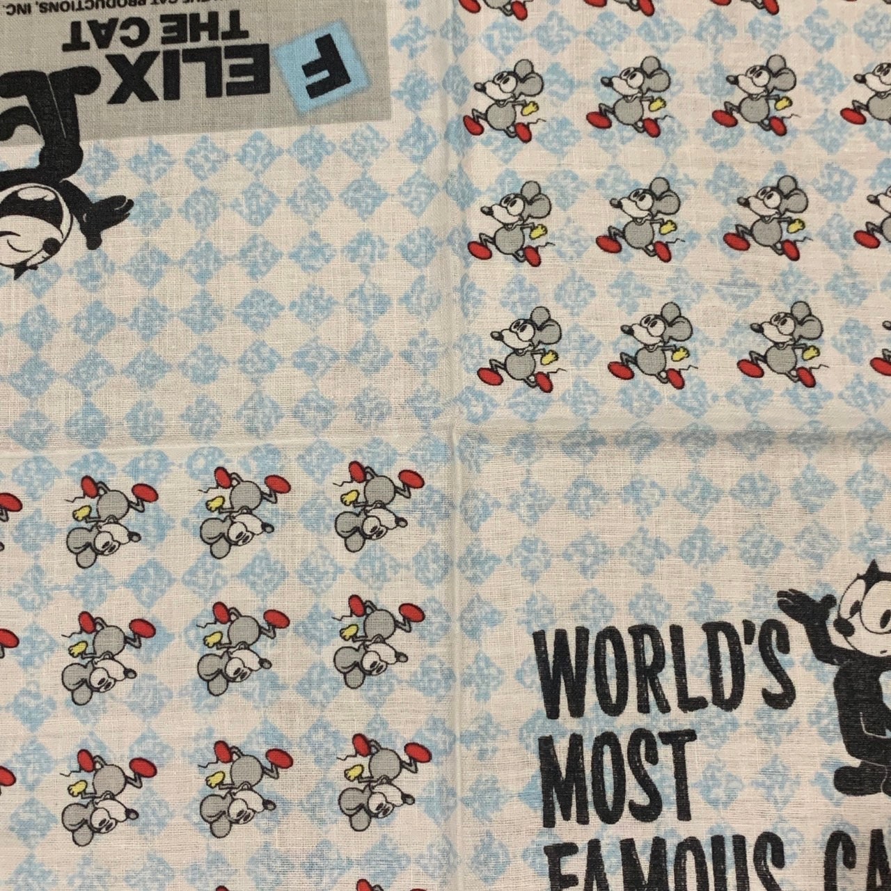 ヴィンテージ フィリックス・ザ・キャット ハンカチ 1326 - Etsy 日本