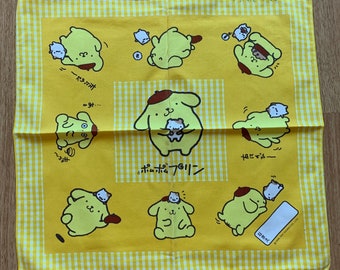 Vintage pom pom purin Handkerchief 850