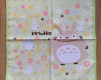 Vintage My Neighbor Totoro Studio Ghibli Handkerchie 2719