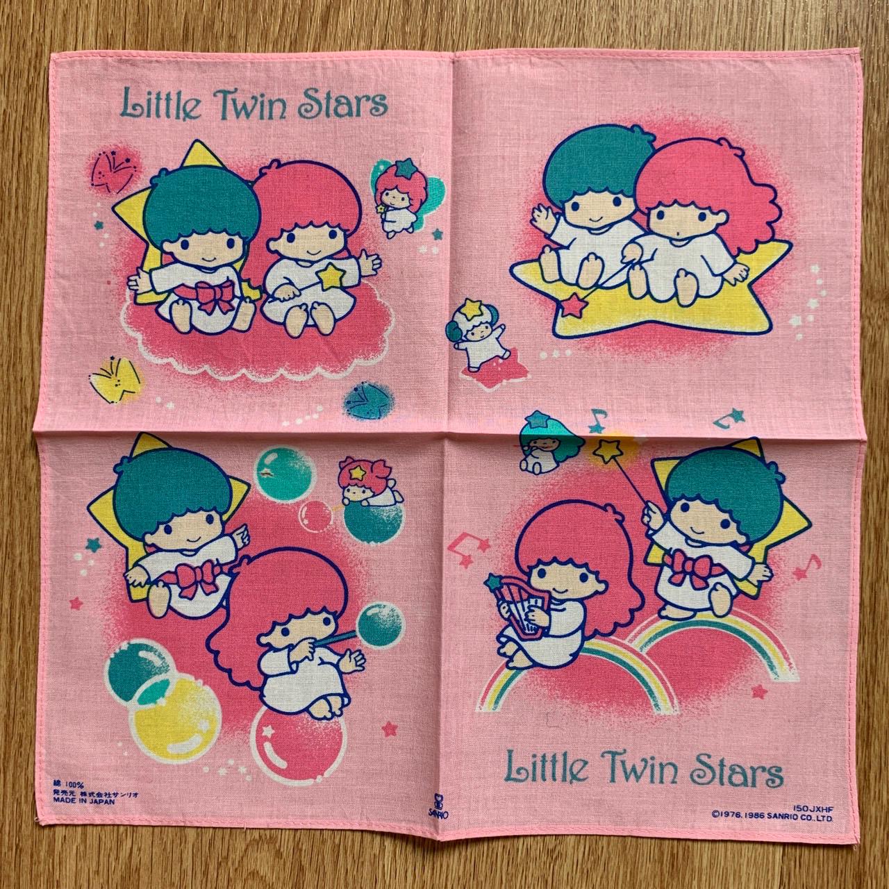 ヴィンテージ リトルツインスターズ サンリオ ハンカチ - Etsy 日本