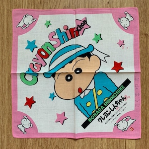 ヴィンテージ クレヨンしんちゃん ハンカチ 1991年