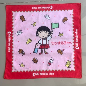 Vintage chibi maruko chan Handkerchief 269