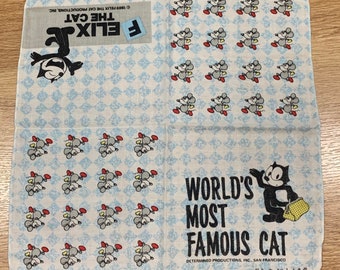 ヴィンテージ 1990年代 フィリックス・ザ・キャット ハンカチ - Etsy 日本