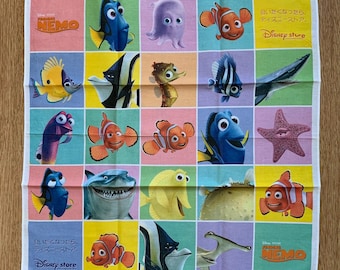 Vintage Finding Nemo Disney Handkerchief 2488