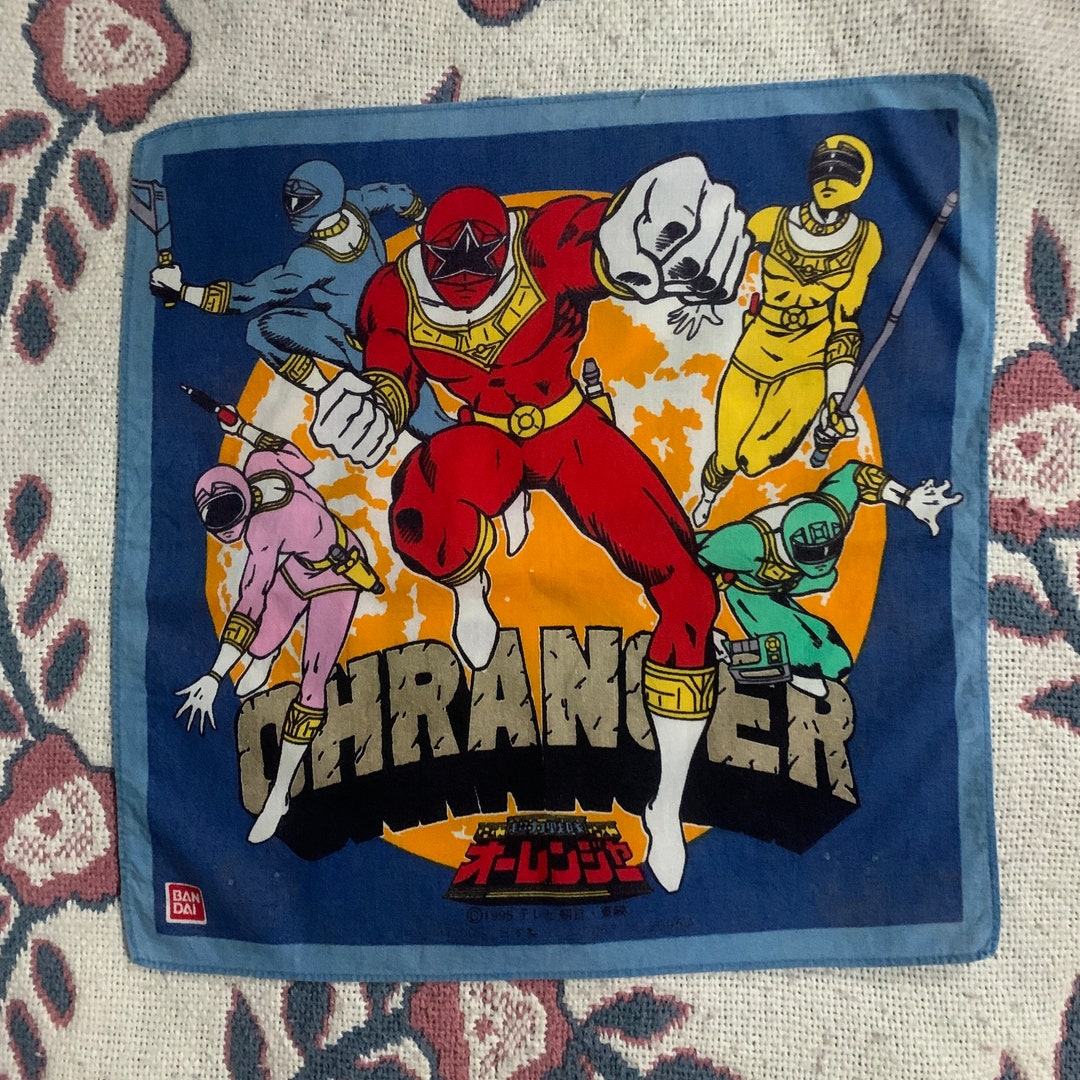 Vintage1995s Oh Ranger Super Sentai Handkerchief - Etsy