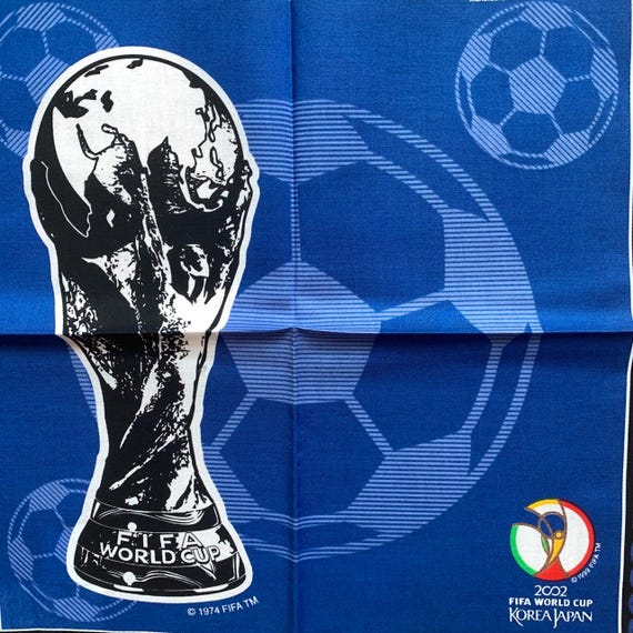 Vintage Fifa World Cup 2002 Handkerchief 2054 - Etsy