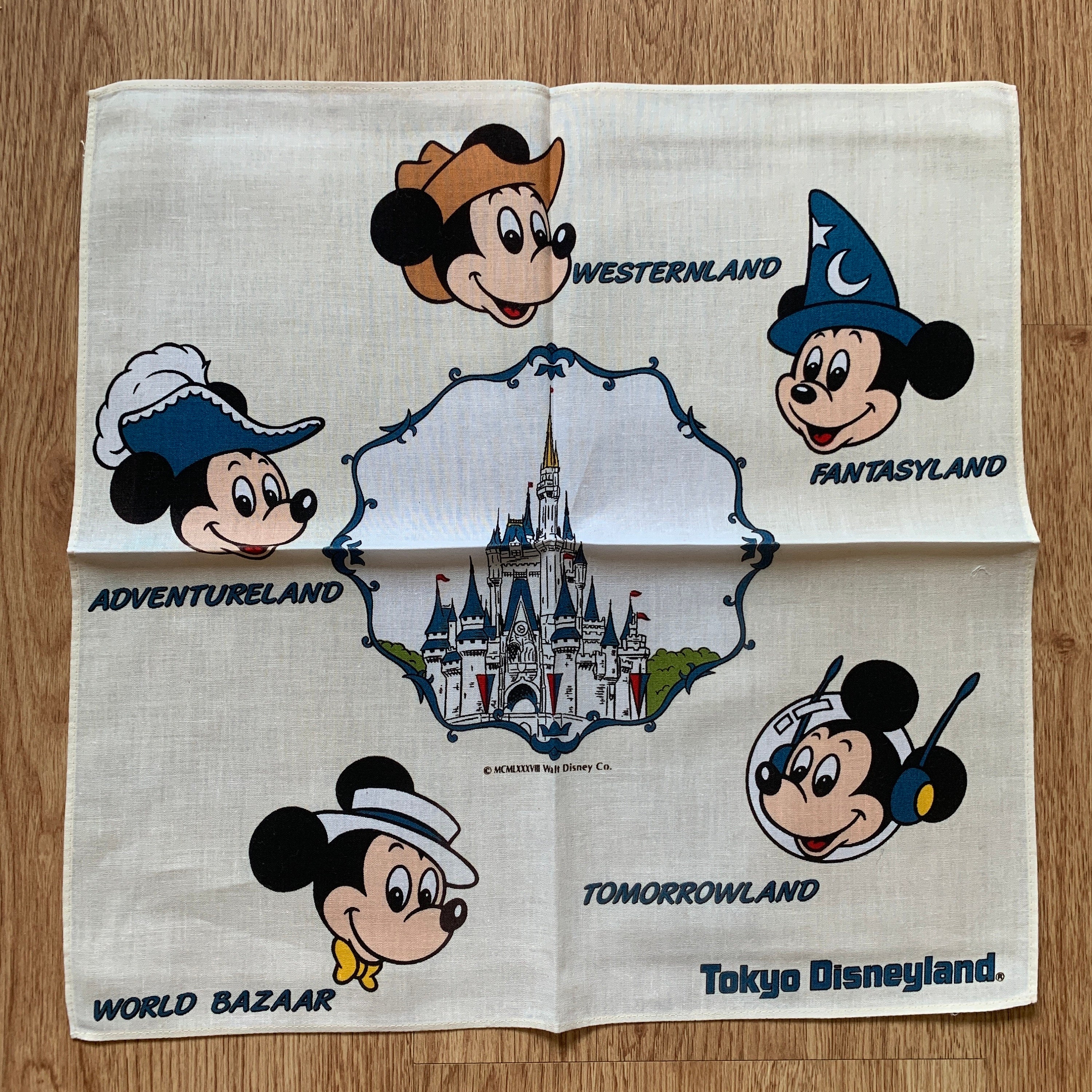 ヴィンテージ ミッキーマウス ディズニー ハンカチ 952 - Etsy 日本