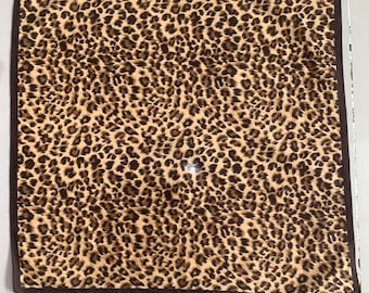 beige leopard Handkerchief 158