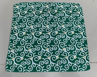green karakusa arabesque pattern Handkerchief 195
