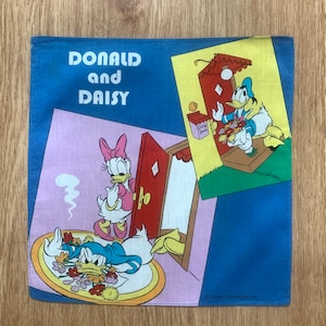 Vintage Donald Duck Disney Taschentuch 4