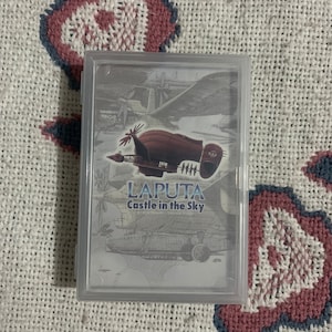 Vintage laputa-kasteel in de lucht - studio ghibli Playing Card Deck