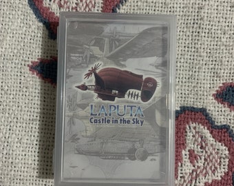 Vintage laputa castle in the sky - studio ghibli Playing Card Deck