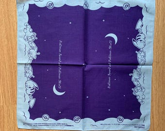 Pocketmonster Pokemon  Handkerchief | Rare Character Cotton Scarf | Retro Bandana Gift for Her | 3080