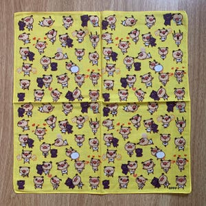 cartoon pig Handkerchief 2468