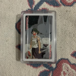 Vintage1997s Prinzessin Mononoke - Studio Ghibli Spielkarten Deck