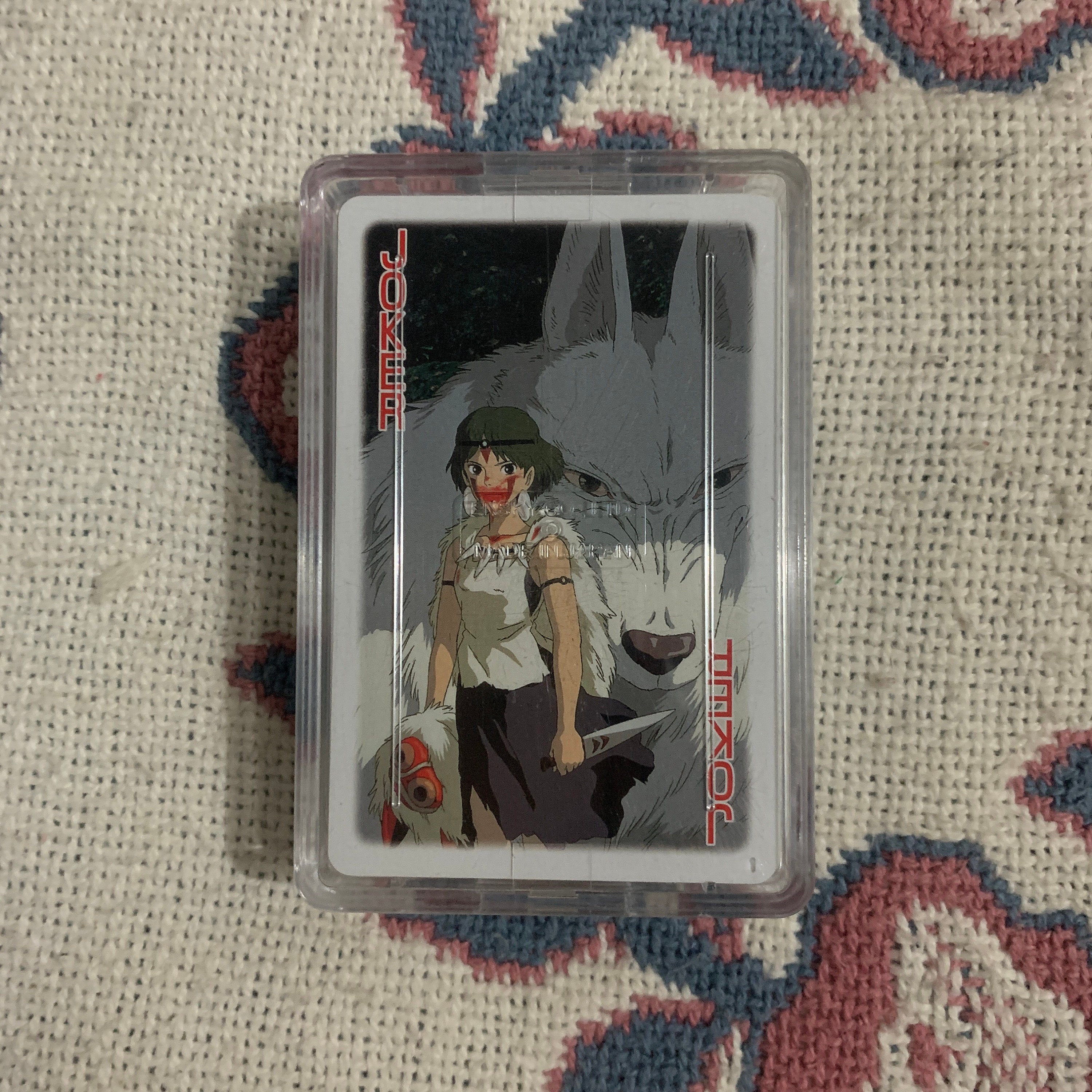 Vintage1997s Princess Mononoke - Studio Ghibli Playing Card Deck